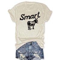 Women's Round Neck Short Sleeve T-Shirt - Casual Summer Top