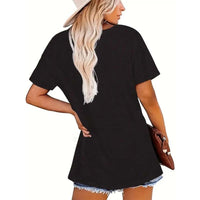 Sunrise Print Round Neck T-Shirt