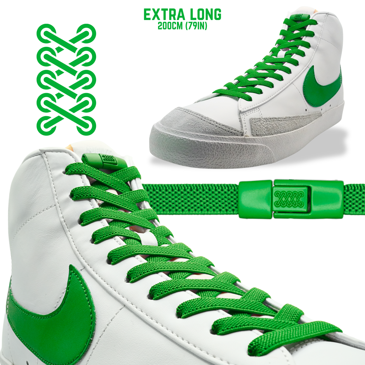 Flat Elastic Shoelaces
