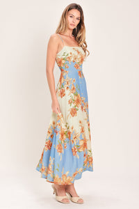 SUMMER SERENADE WOVEN MIDI DRESS