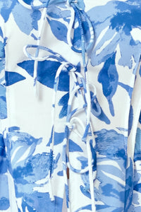 SKY BLOSSOM WOVEN TOP