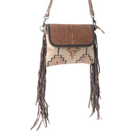 Sandy Rosewood Hand-Tooled Bag