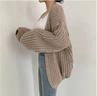 Vintage-Style Fall Cardigan Coat