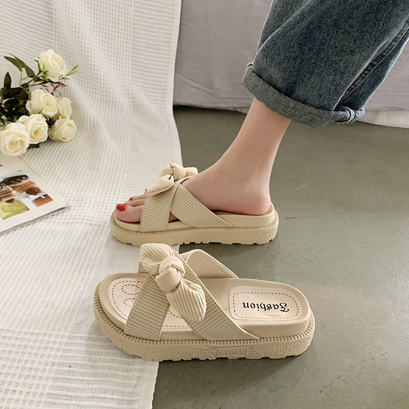 Women's Two-Wear Flat Platform Sandals | EVA Slip-On Open-Toe Sandals